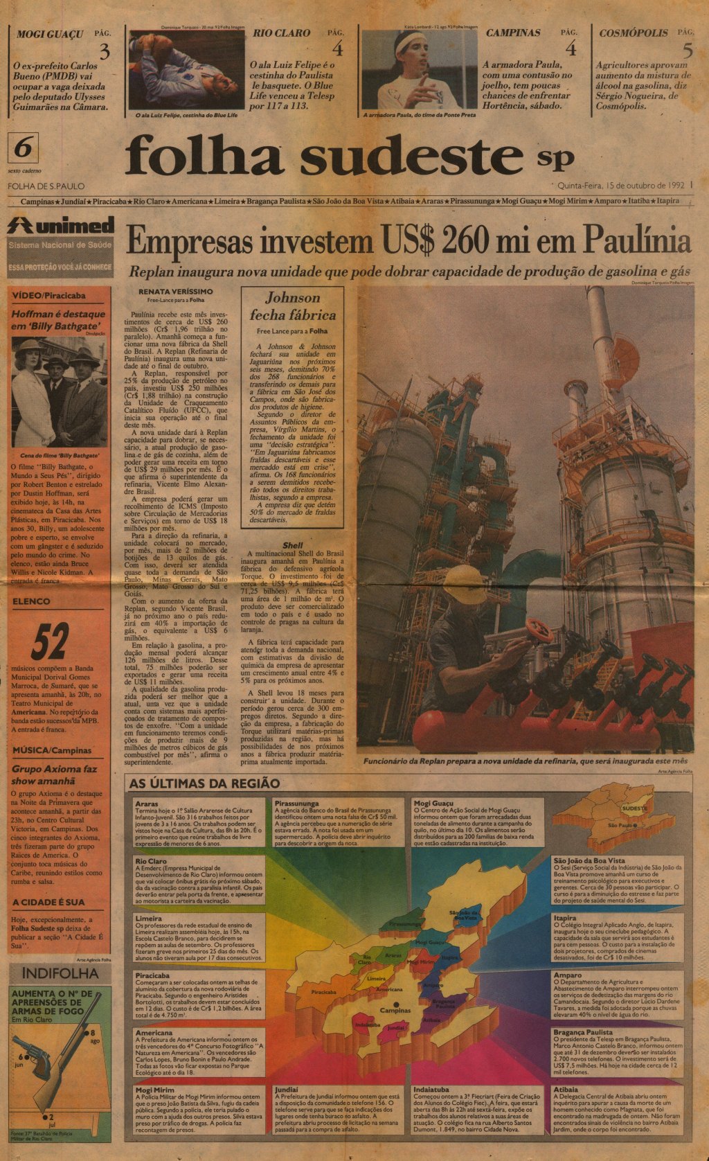 Jornal Folha de São Paulo – Sudeste Campinas